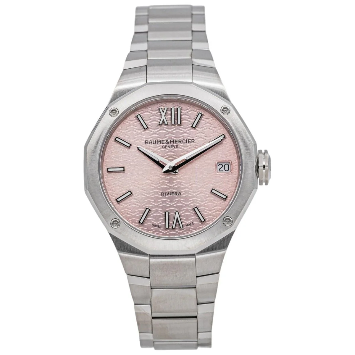 Montre BAUME & MERCIER "Riviera" en acier