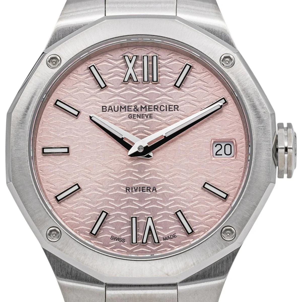 Montre BAUME & MERCIER "Riviera" en acier - Image 4