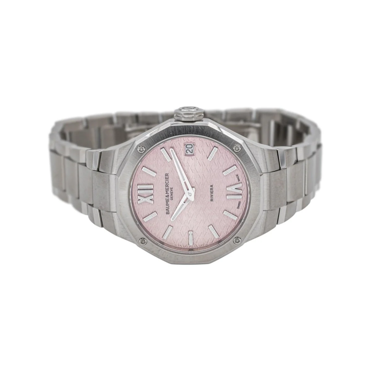 Montre BAUME & MERCIER "Riviera" en acier - Image 5