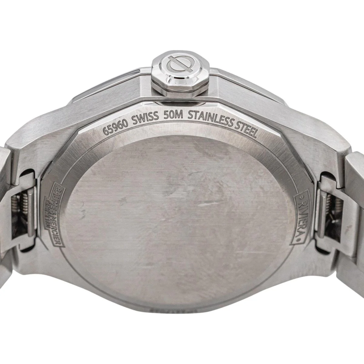 Montre BAUME & MERCIER "Riviera" en acier - Image 6
