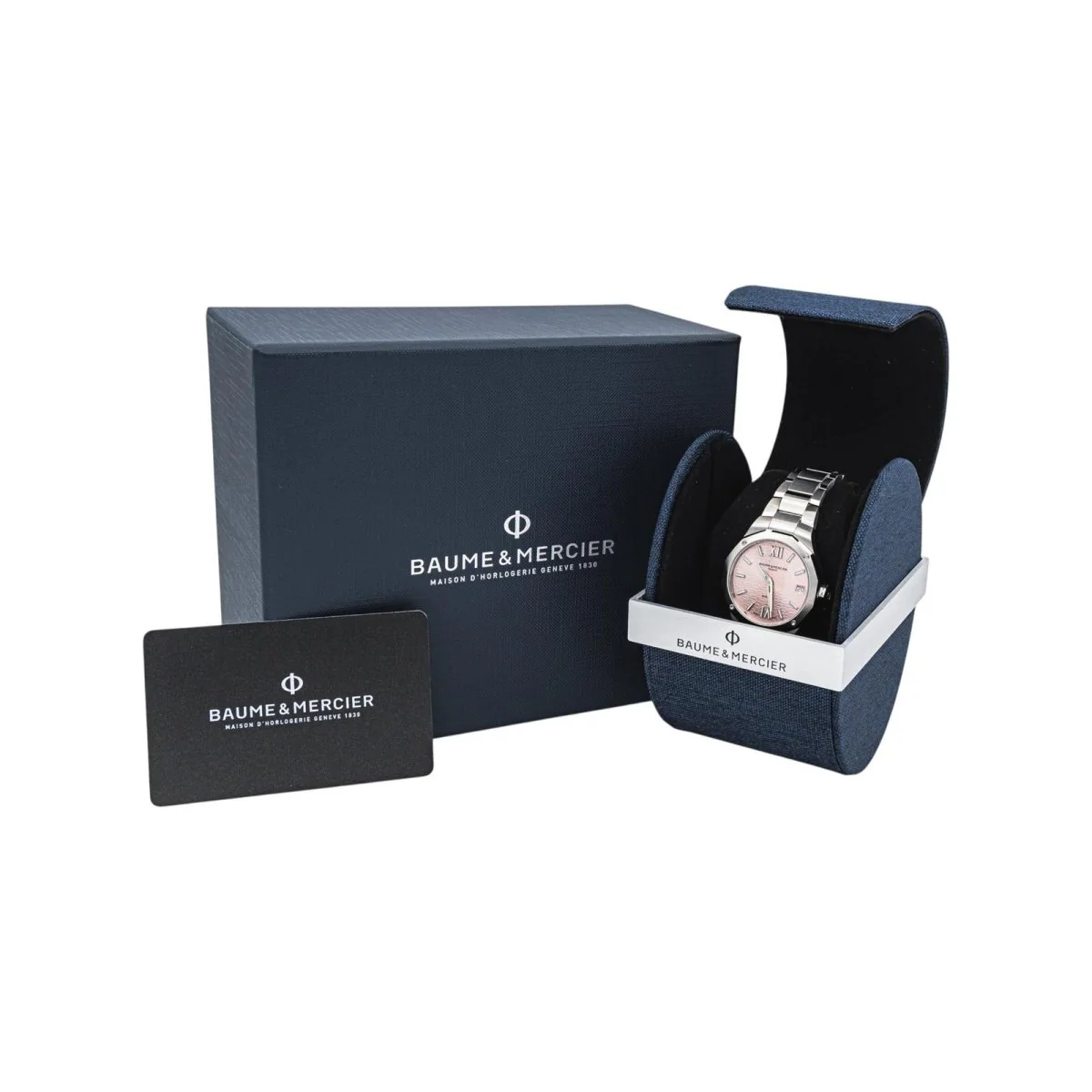 Montre BAUME & MERCIER "Riviera" en acier - Image 8