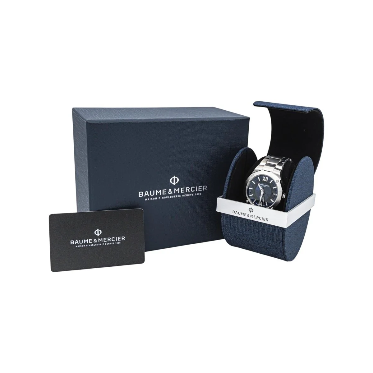 Montre BAUME & MERCIER "Riviera" en acier - Image 8