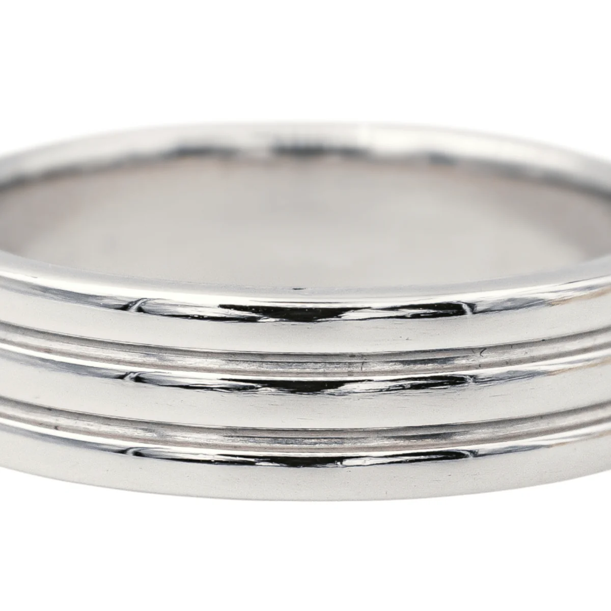 Bague Alliance BOUCHERON "Godron" en platine - Image 6