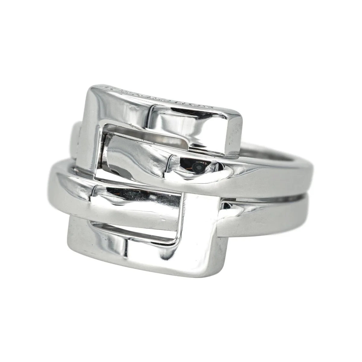 Bague Tank BOUCHERON "Déchaînée" en or blanc - Image 3