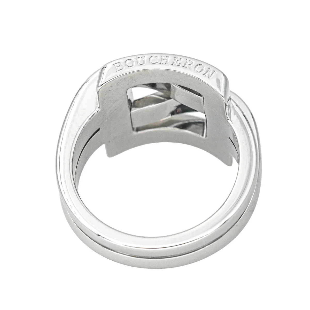 Bague Tank BOUCHERON "Déchaînée" en or blanc - Image 5