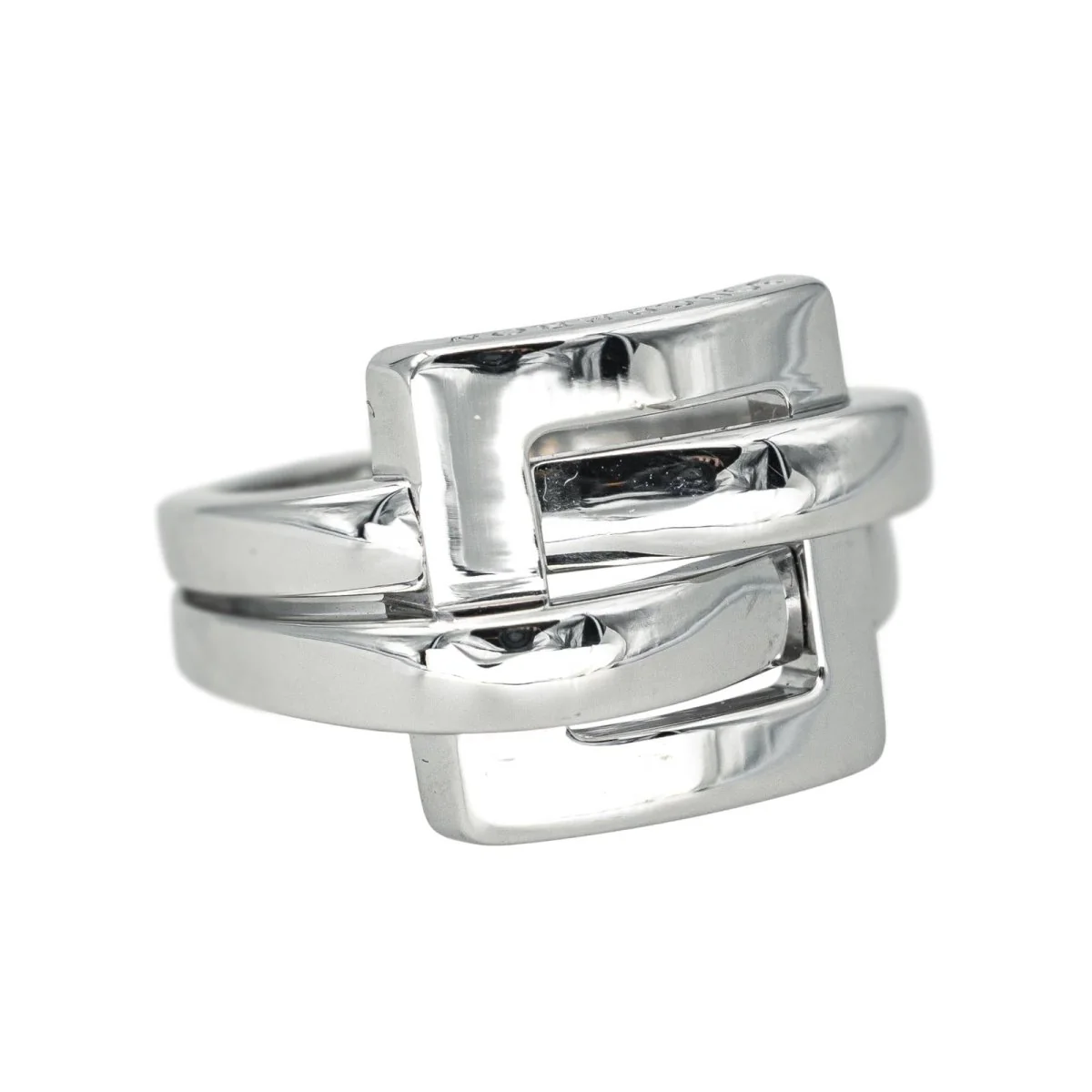 Bague Tank BOUCHERON "Déchaînée" en or blanc - Image 6