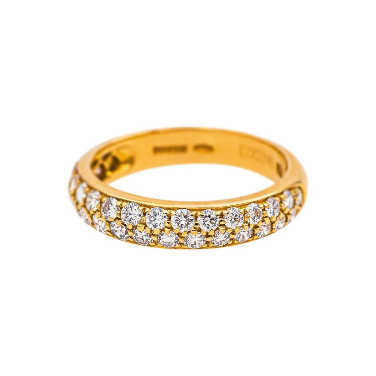 Bague Alliance BOUCHERON "Amour" en or jaune et diamants - Image 3