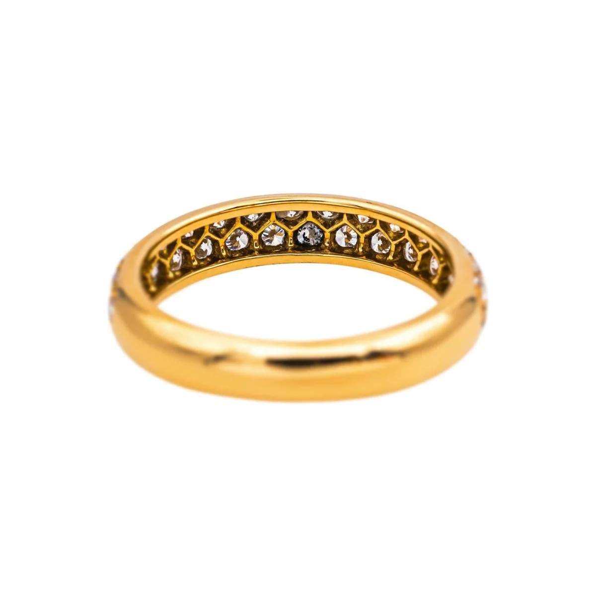 Bague Alliance BOUCHERON "Amour" en or jaune et diamants - Image 5