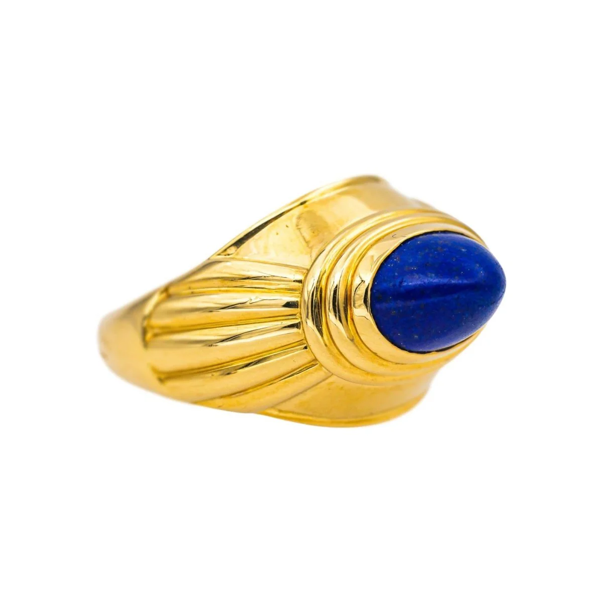 Bague Jonc BOUCHERON "Jaïpur" en or jaune et lapis-lazuli - Image 6