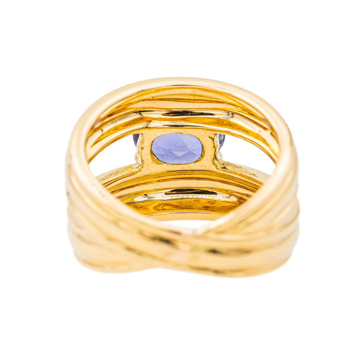 Bague BOUCHERON en or jaune et cordiérite - Image 5