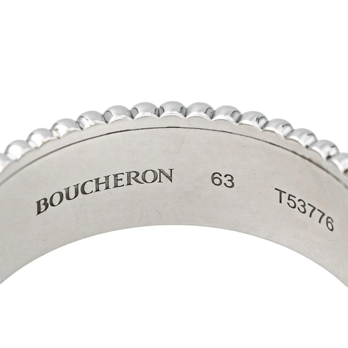 Bague Bandeau BOUCHERON "Quatre" en or blanc et diamants - Image 5