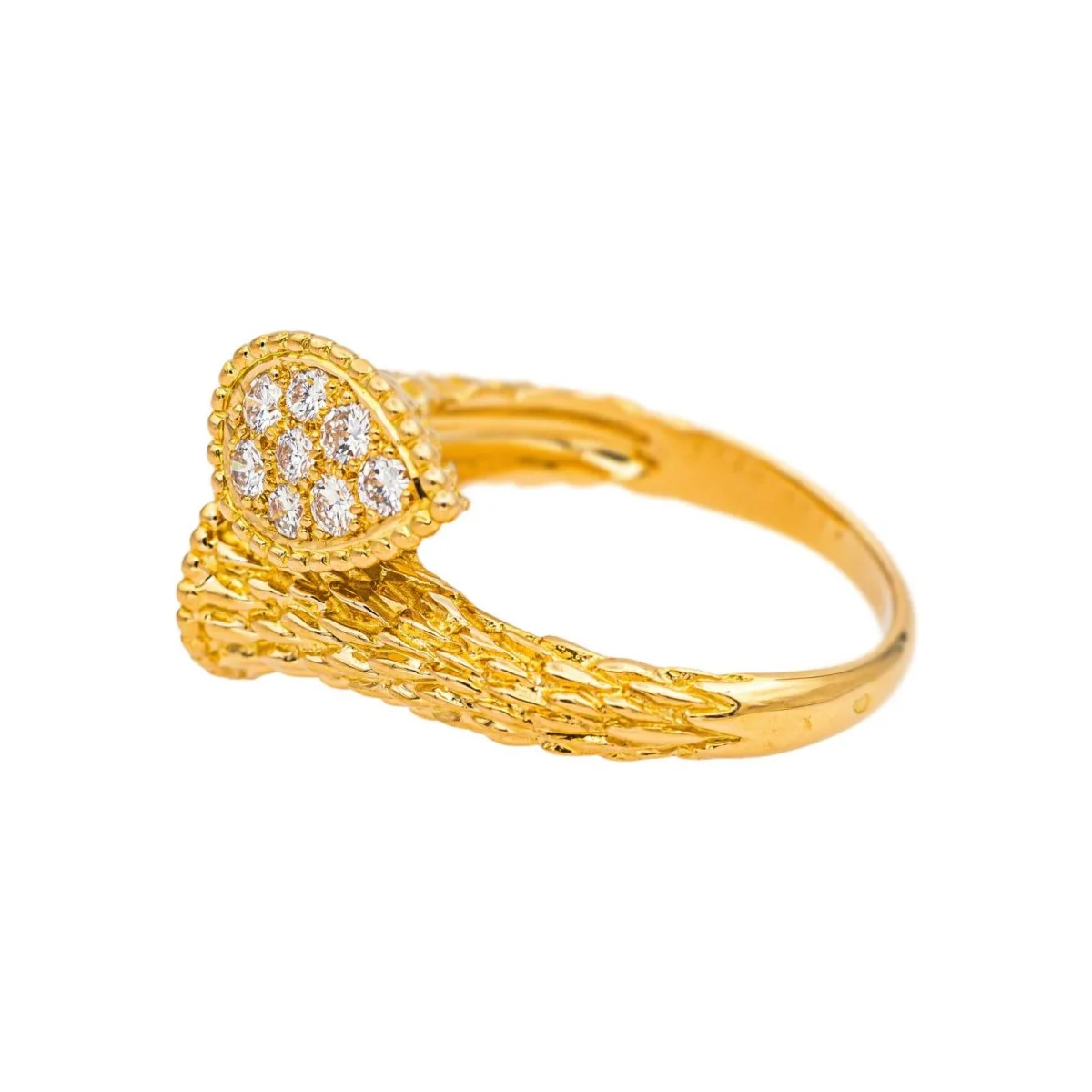 Bague Toi & Moi BOUCHERON "Serpent Bohème" en or jaune et diamants - Image 4