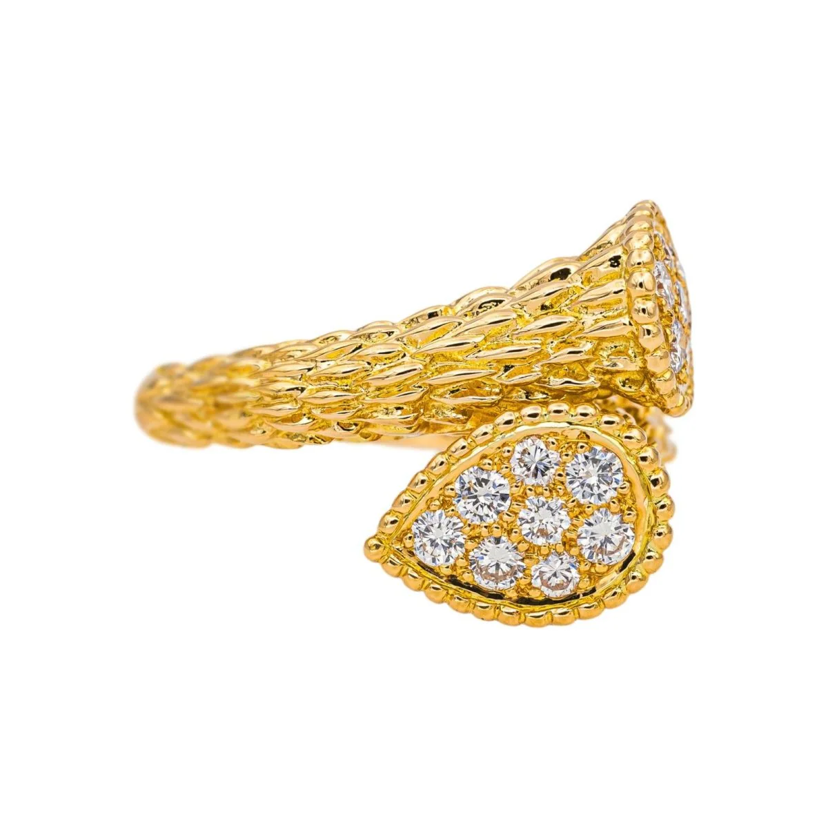 Bague Toi & Moi BOUCHERON "Serpent Bohème" en or jaune et diamants - Image 6