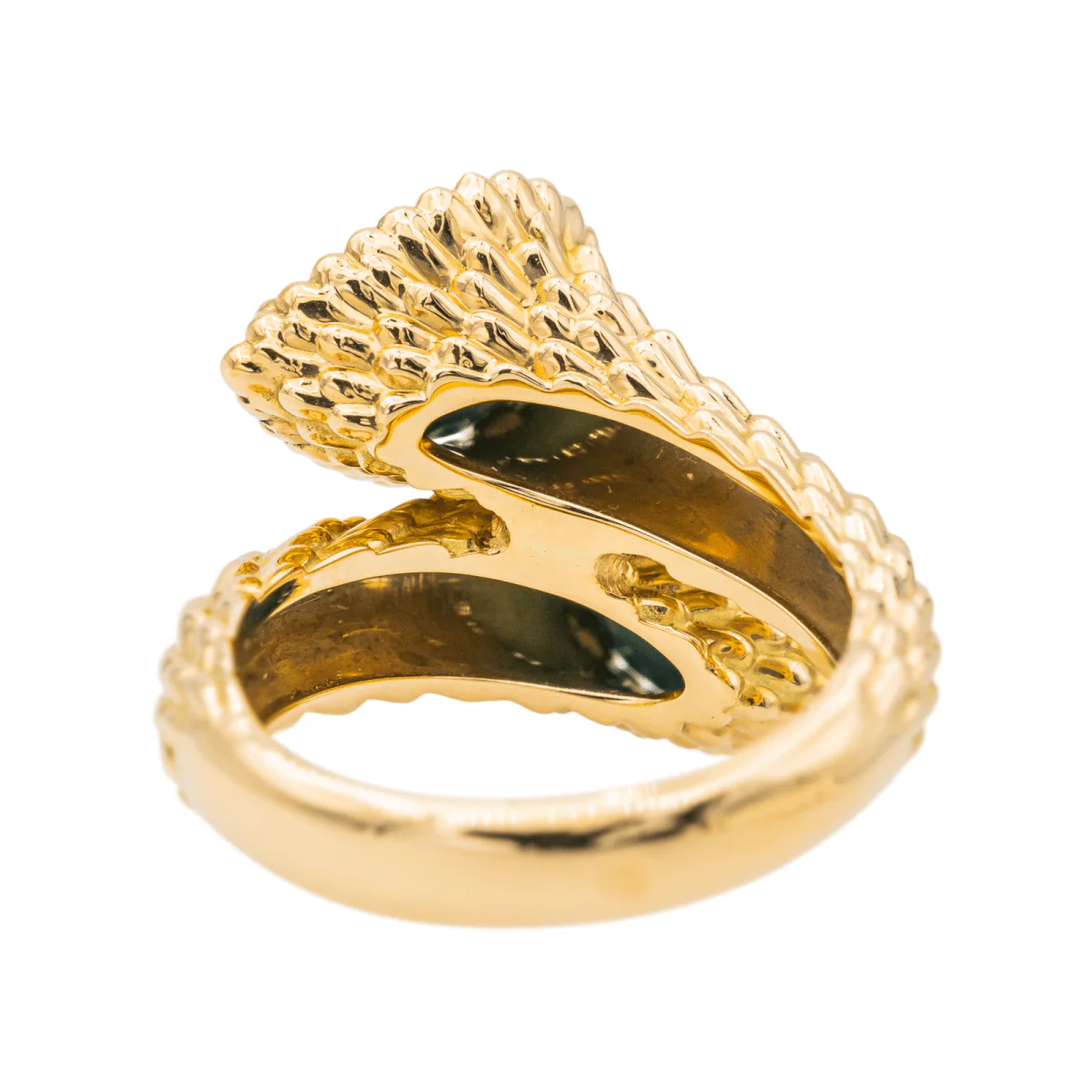 Bague Toi & Moi BOUCHERON "Serpent Bohème" en or jaune et turquoises - Image 4