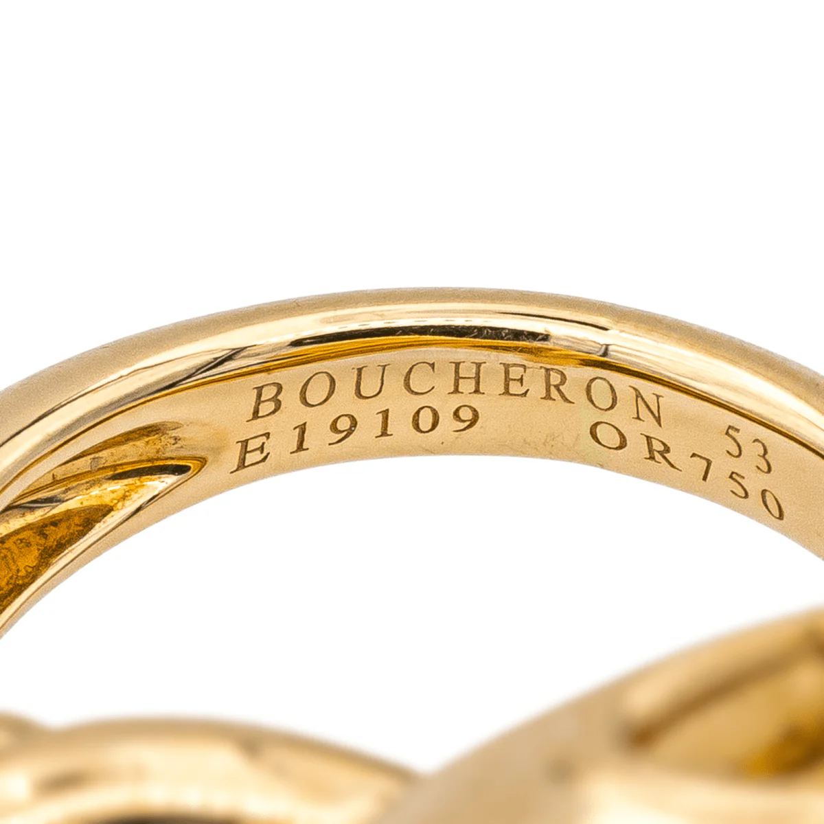 Bague BOUCHERON "Trouble Serpent" en or jaune - Image 5