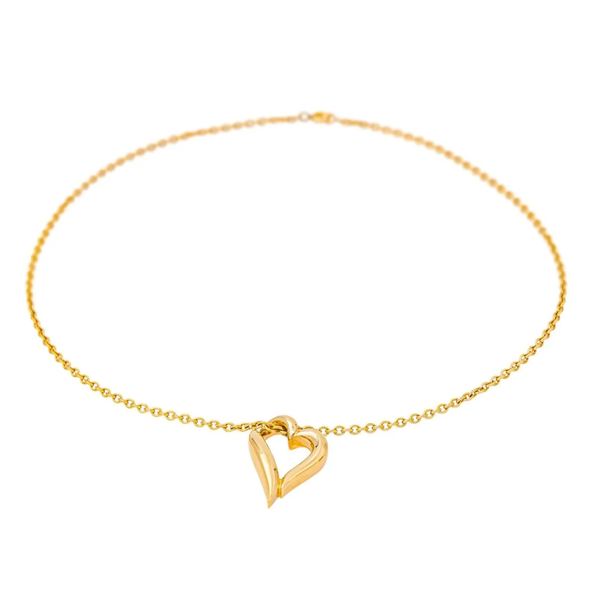 Collier Pendentif BOUCHERON "Coeur" en or jaune - Image 4