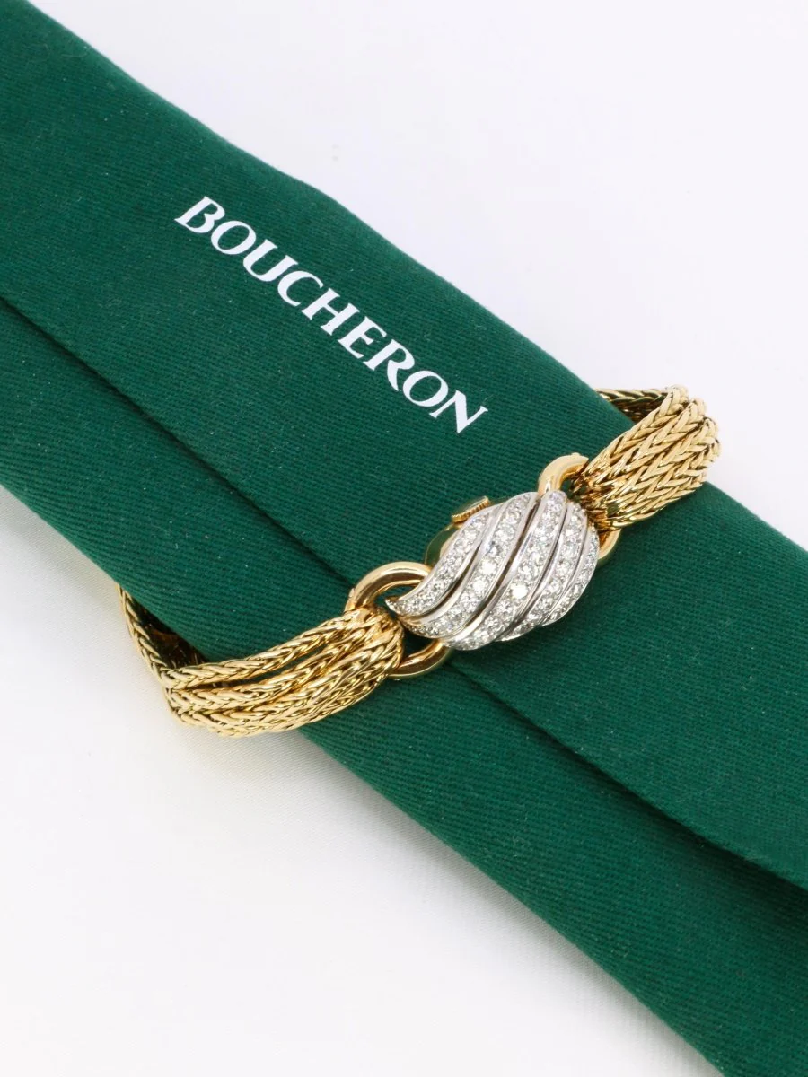 BOUCHERON Montre à secrets or jaune diamants - Image 15