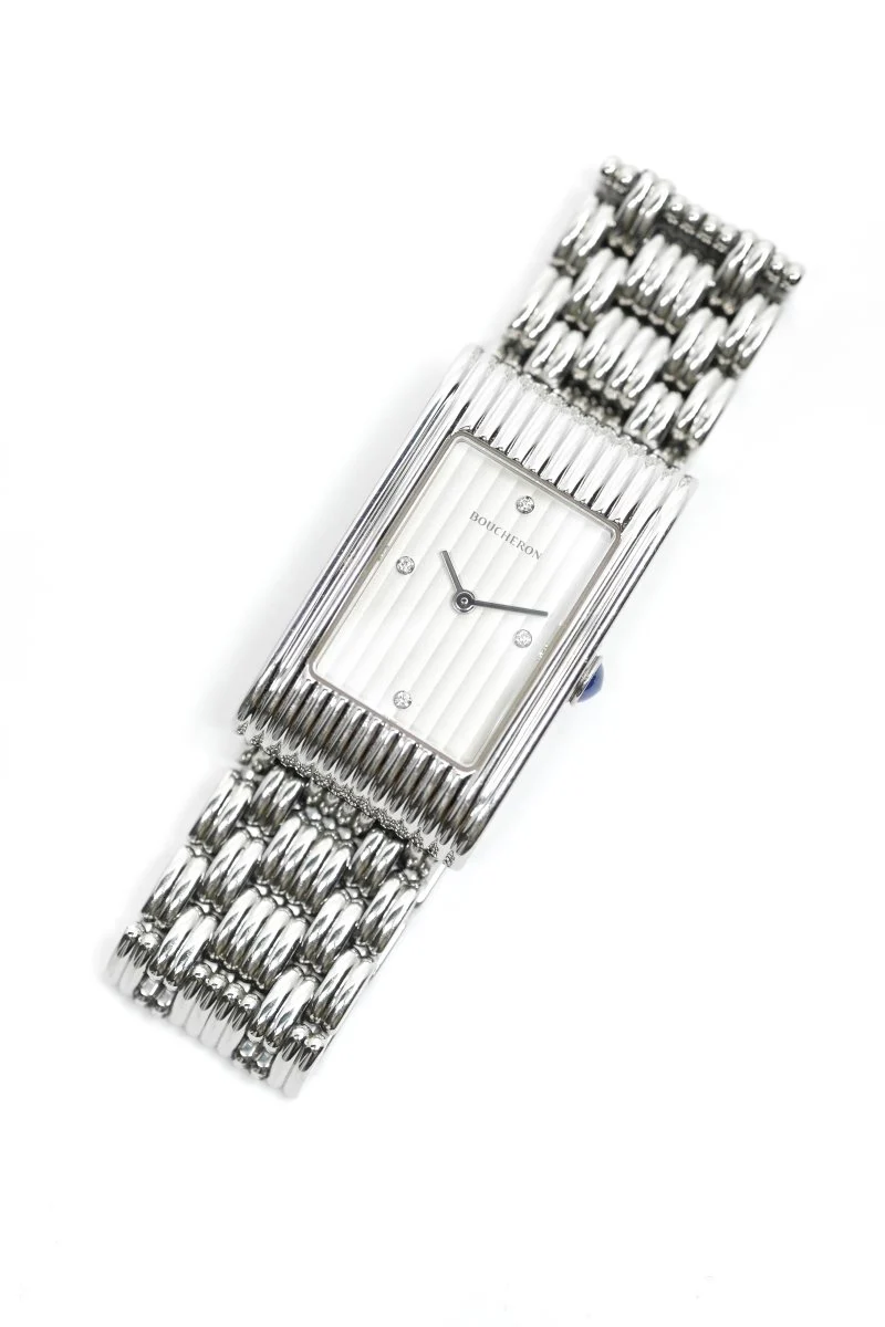 Boucheron Reflet Médium Acier & Diamants - 4 bracelets - 2019 (full set) - Image 4