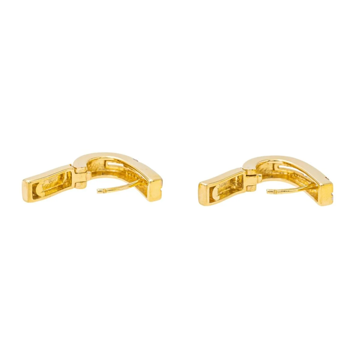 Boucle d'oreilles Or jaune Diamant - Image 7