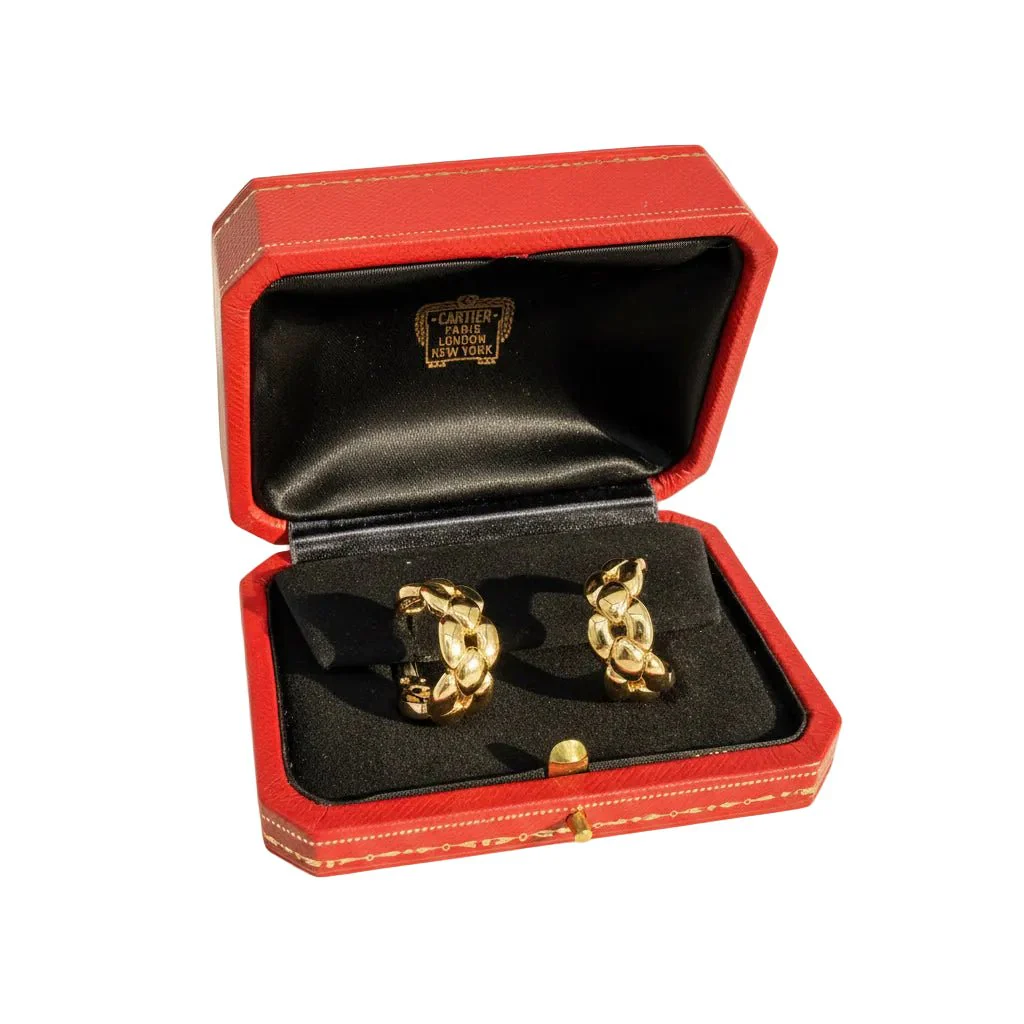 Boucles d’oreilles Clips CARTIER "Margot" en or jaune - Image 9
