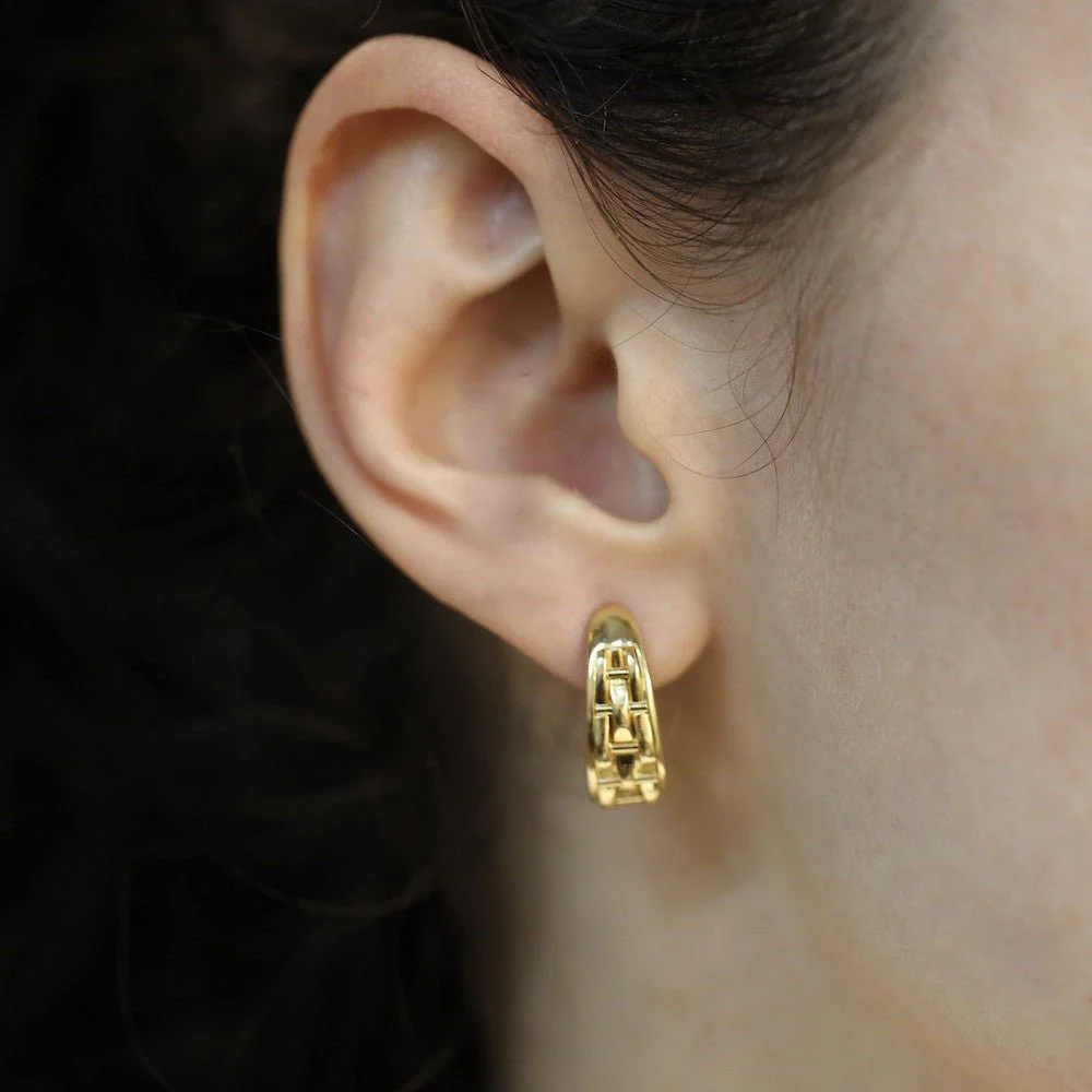 Boucles d’oreilles en or jaune - Image 2