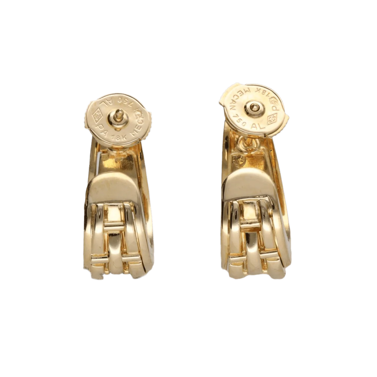 Boucles d’oreilles en or jaune - Image 3