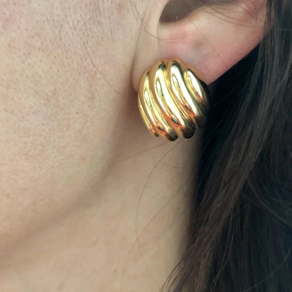 Boucles d'oreilles or jaune Cartier - Image 2