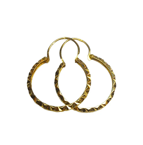 Boucles d'oreille Créoles en or jaune