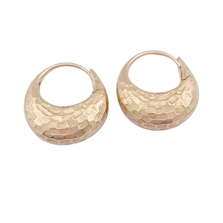 Boucles d'oreilles Créoles POMELLATO "Duna" en or rose - Image 4