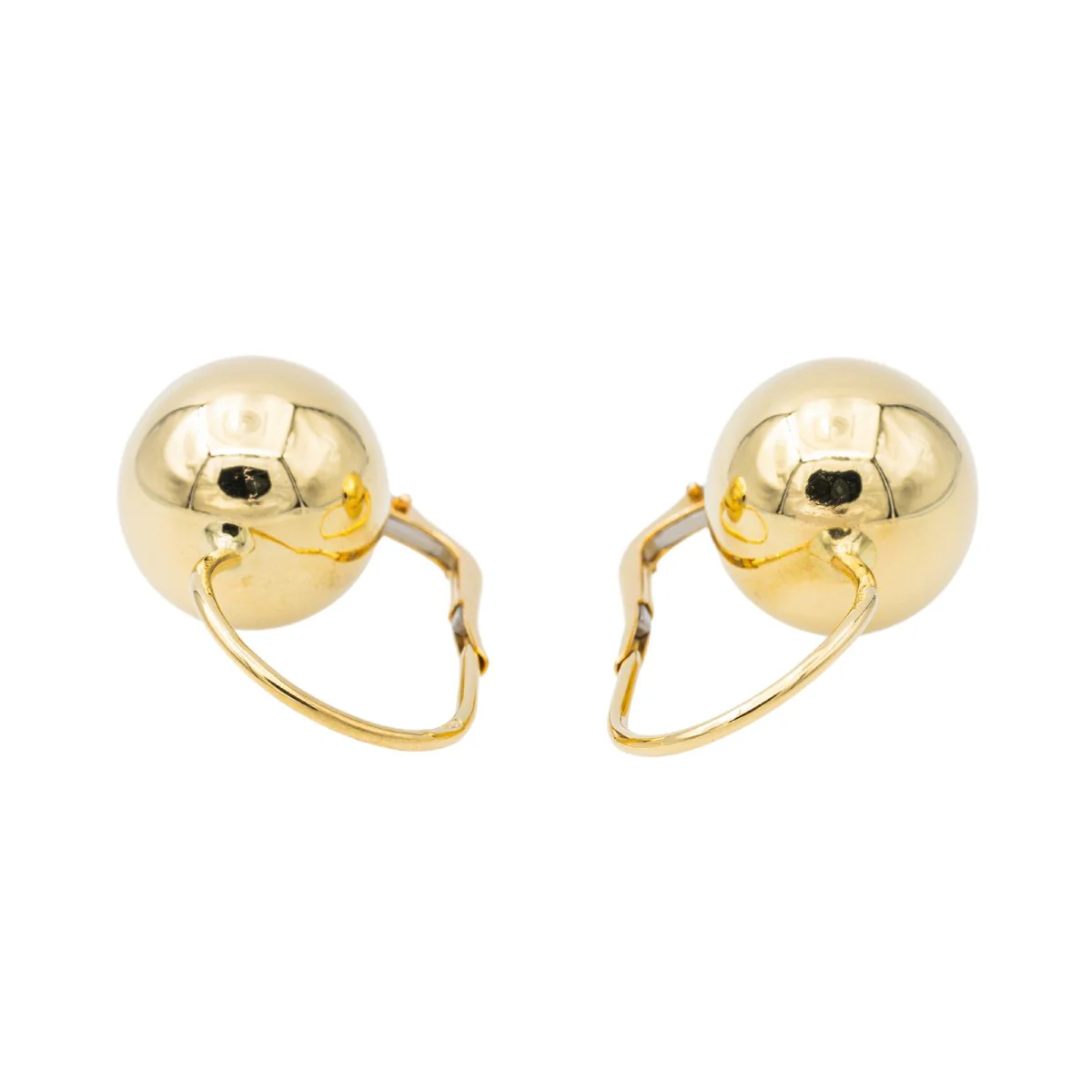Boucles d'oreilles Boules Or jaune - Image 5