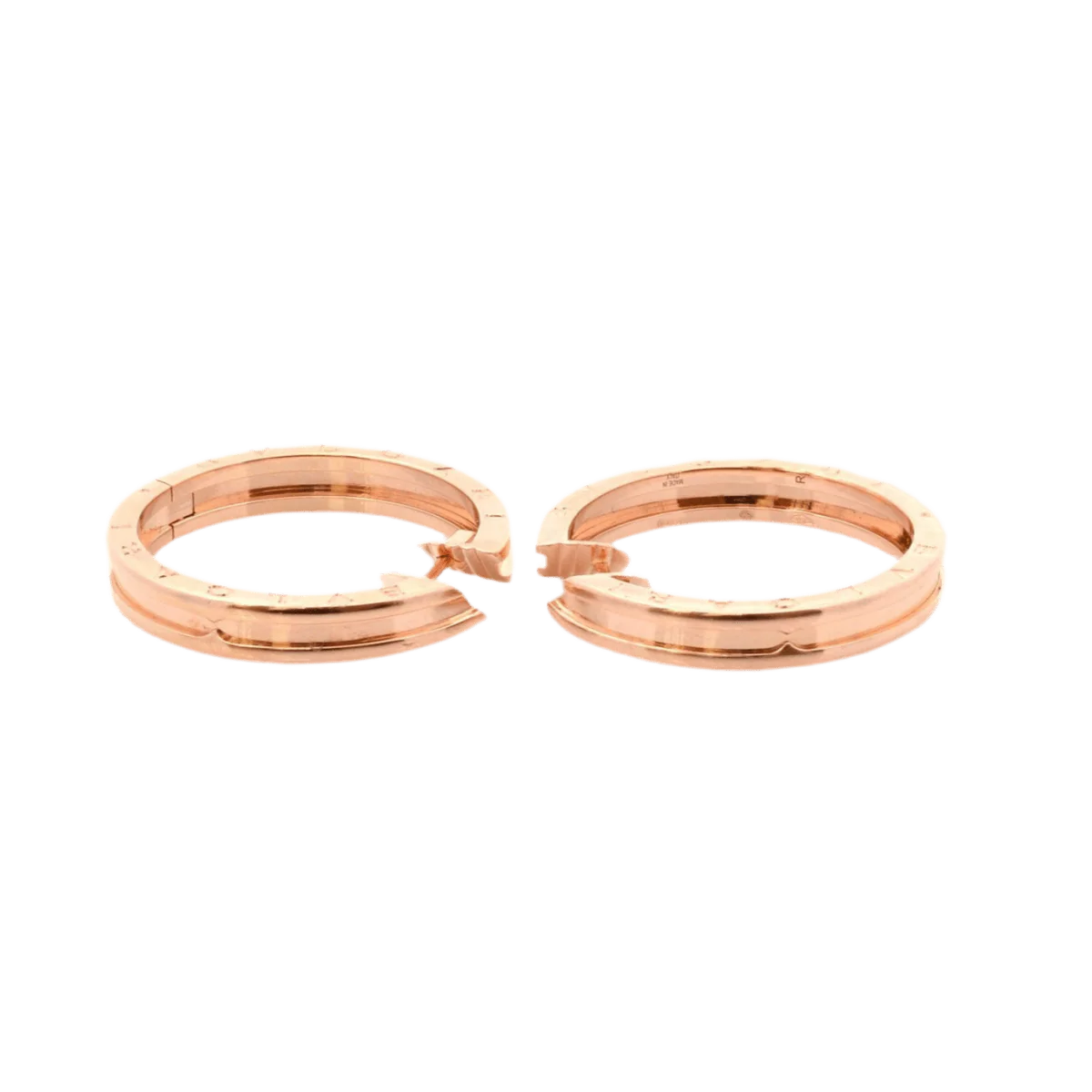 Boucles d'oreilles BULGARI "B.zero 1" en or jaune - Image 2