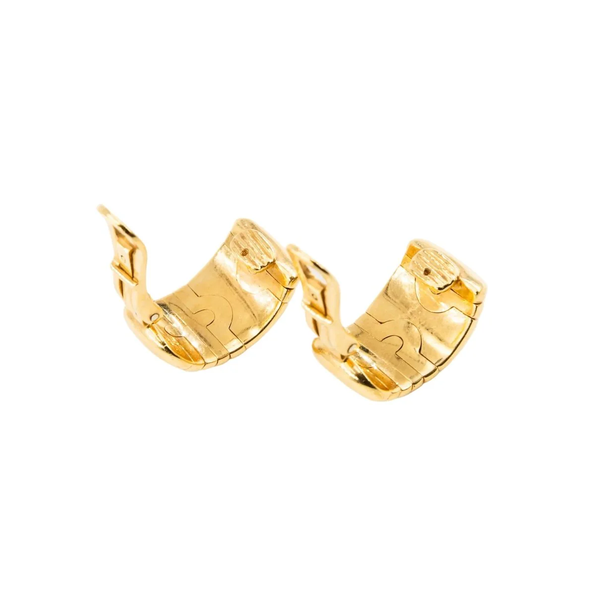 Boucles d'oreilles Clips BULGARI "Parentesi" en or jaune - Image 5