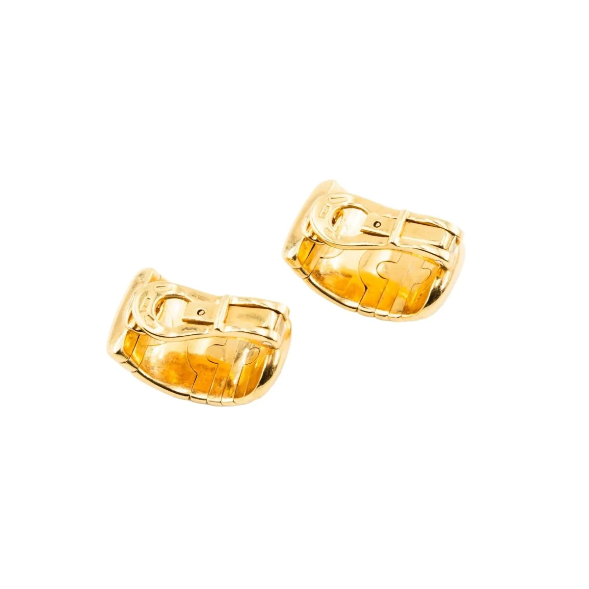 Boucles d'oreilles Clips BULGARI "Parentesi" en or jaune - Image 8