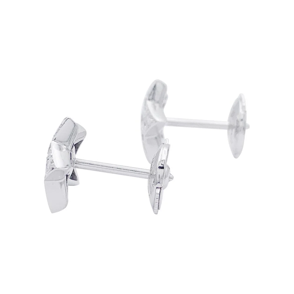 Boucles d'oreilles CHANEL "Comète" en or blanc et diamants - Image 4