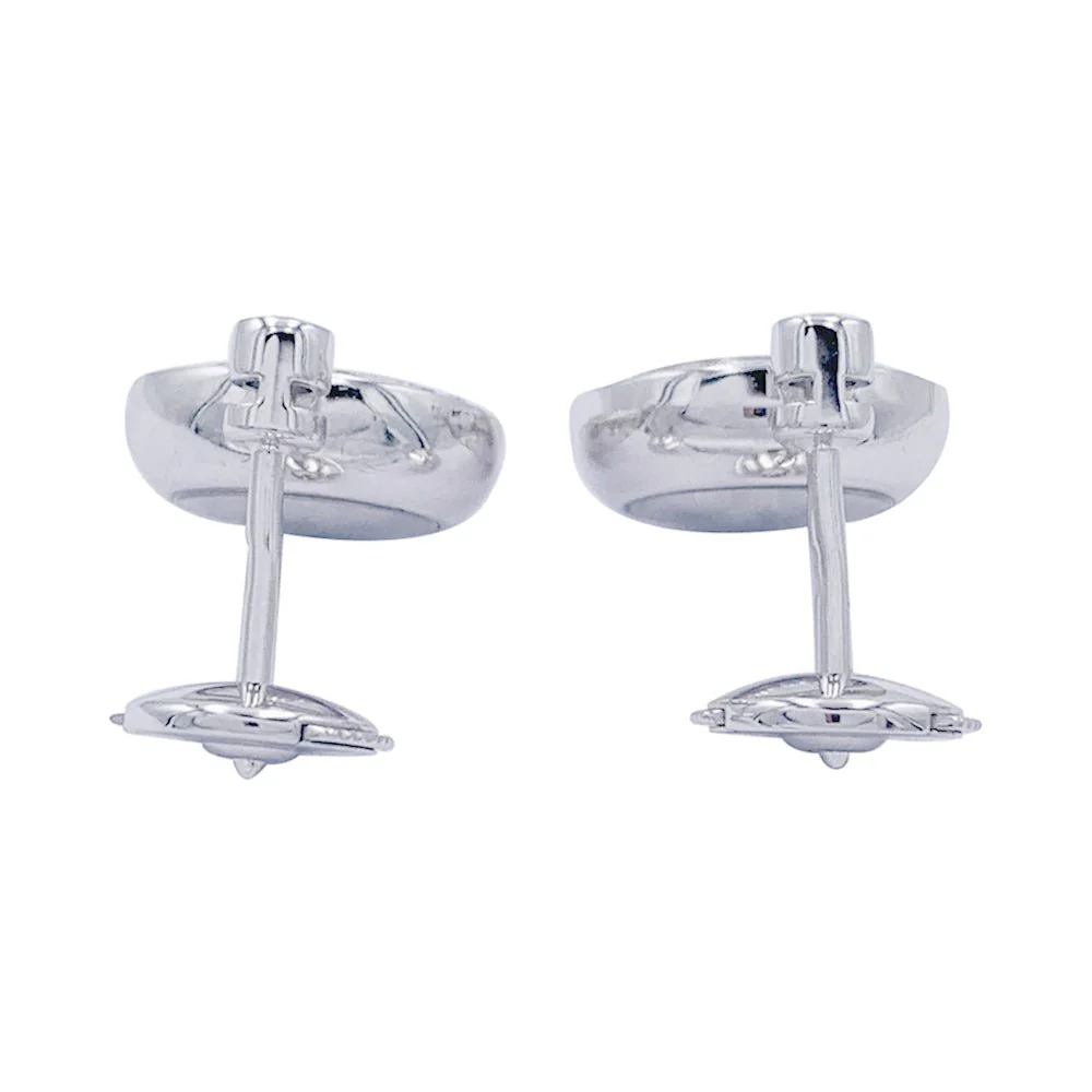 Boucles d'oreilles Chopard, "Happy Diamonds" en or blanc, diamants - Image 3