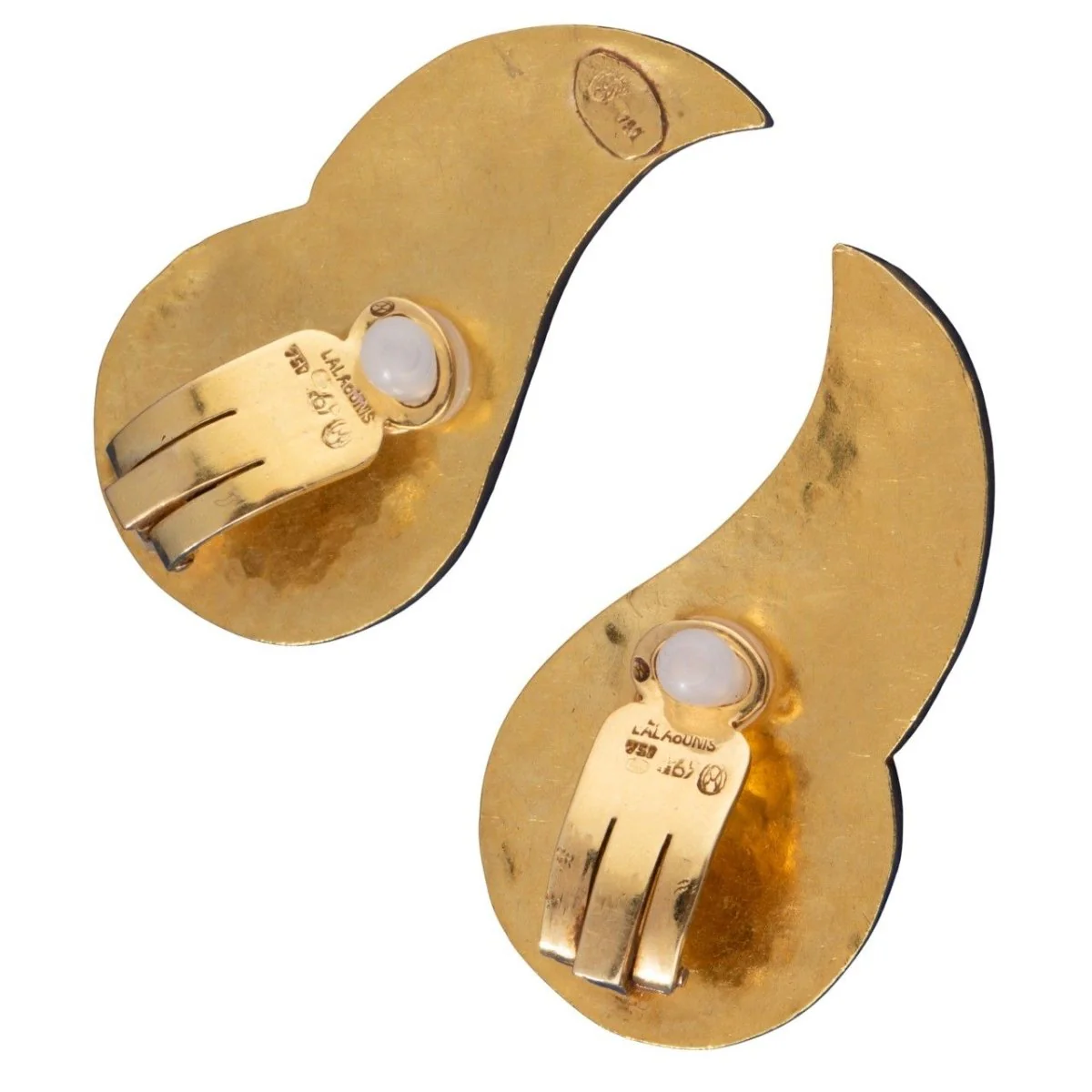 LALAOUNIS paire de clips d'oreilles en or 18k - Image 3