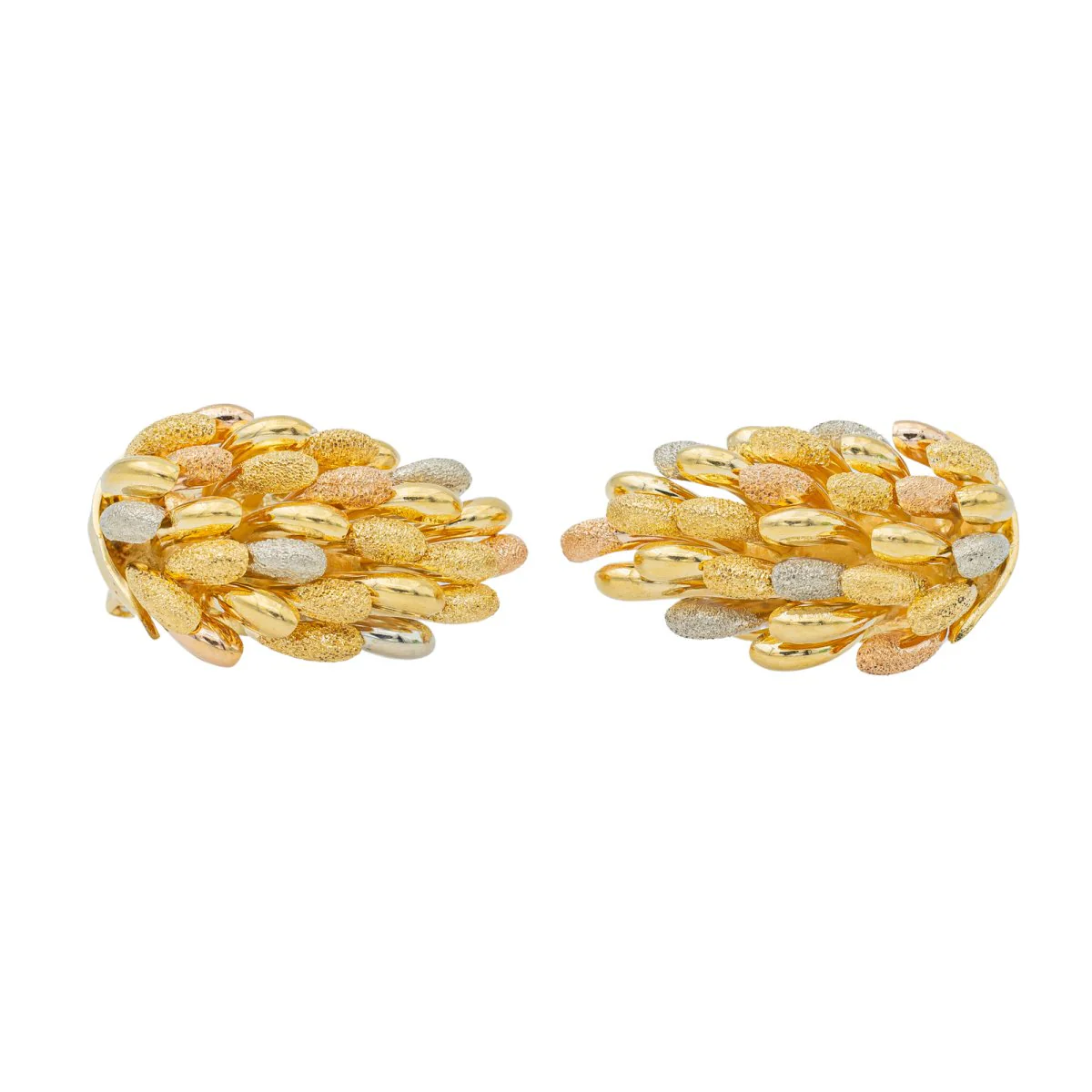 Boucles d'oreilles Clip trois ors - Image 3