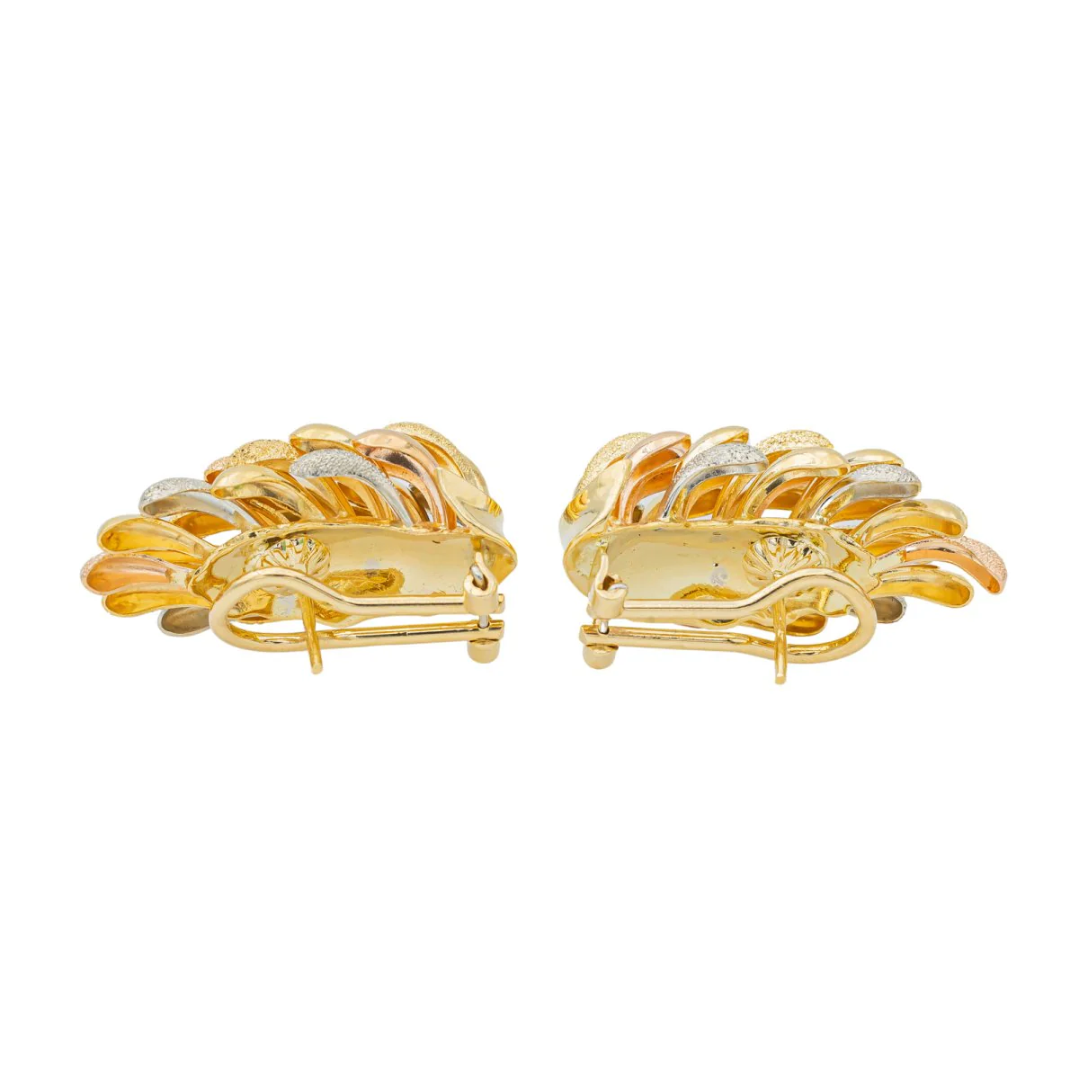 Boucles d'oreilles Clip trois ors - Image 4