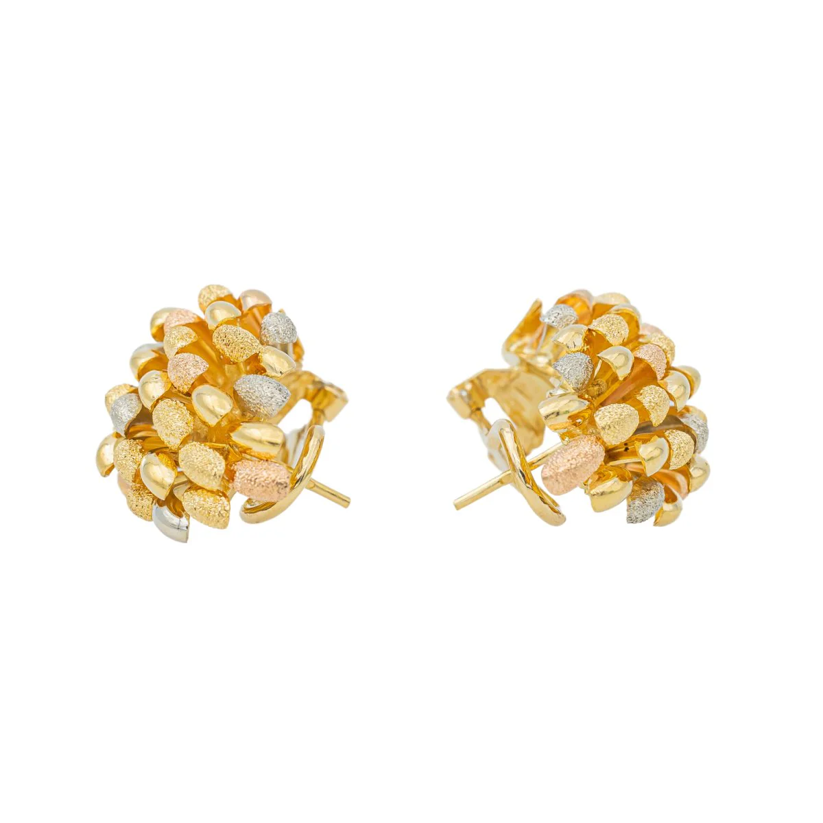 Boucles d'oreilles Clip trois ors - Image 5