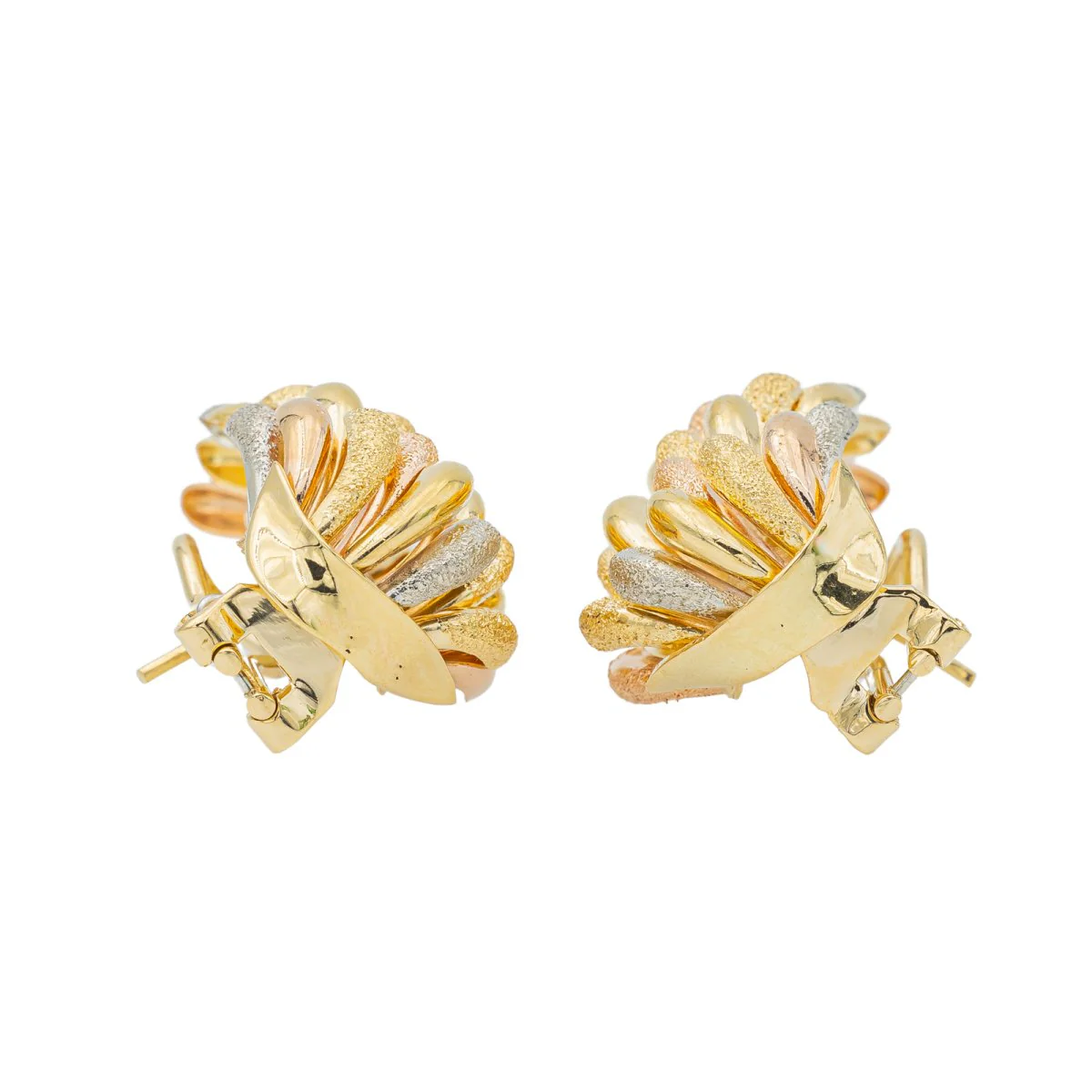 Boucles d'oreilles Clip trois ors - Image 6