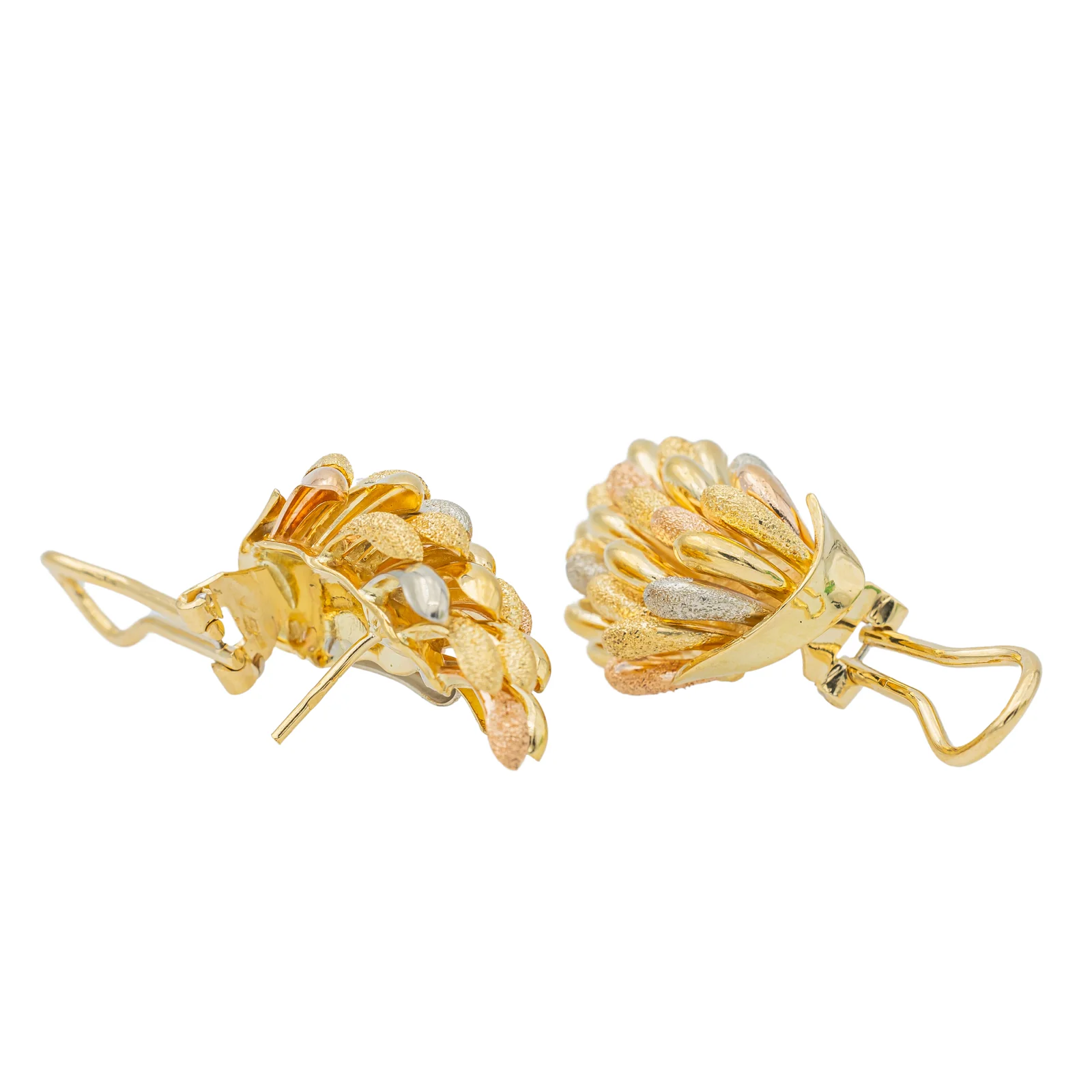 Boucles d'oreilles Clip trois ors - Image 7
