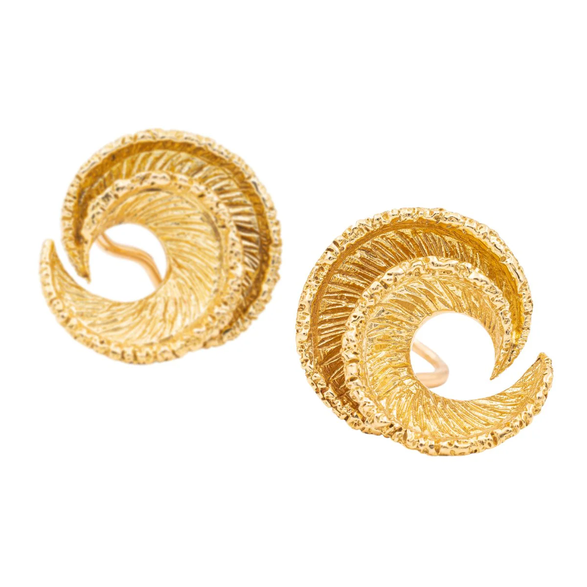 boucles d'oreilles Clip Or jaune - Image 7