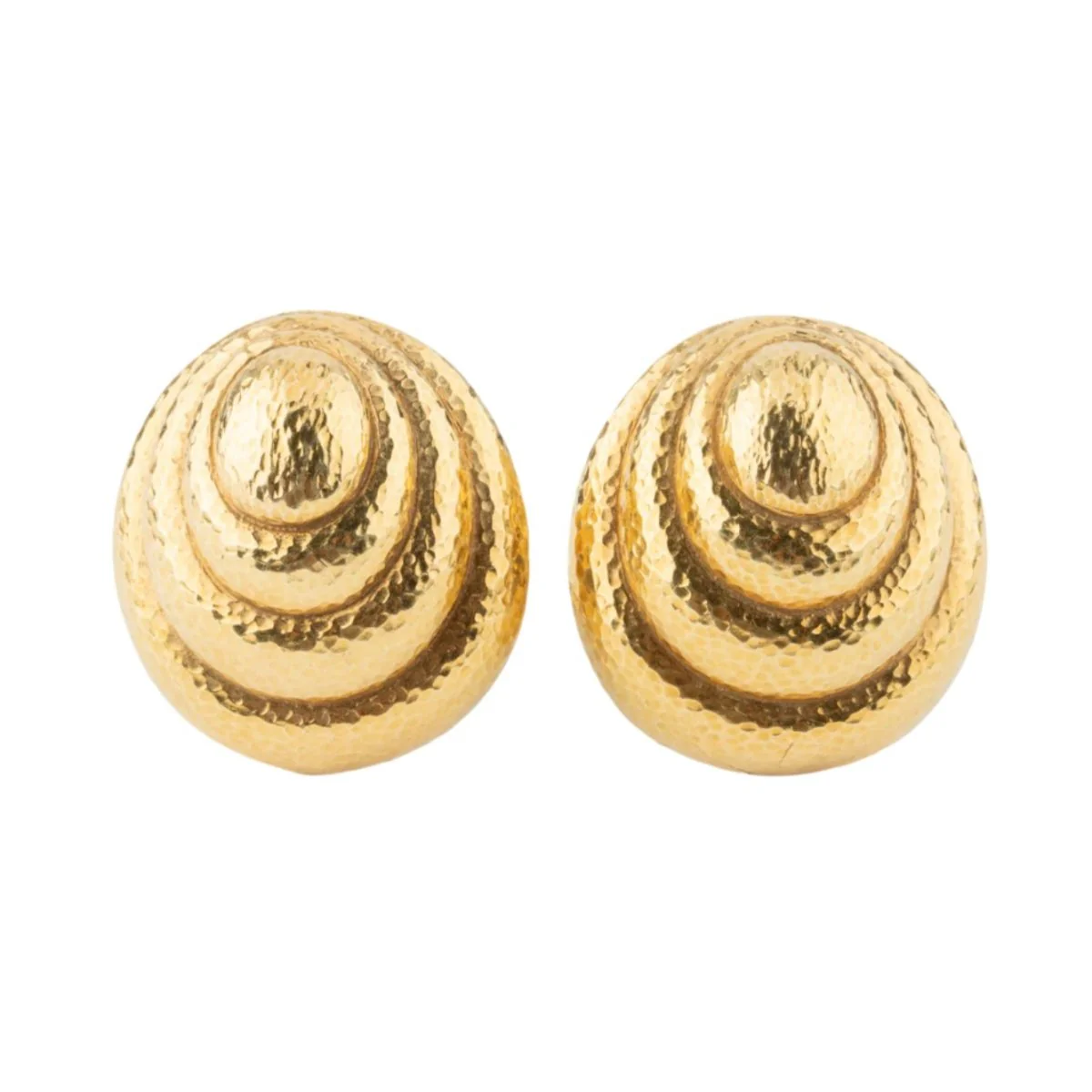 Boucles d'oreilles Clip David WEBB en or jaune