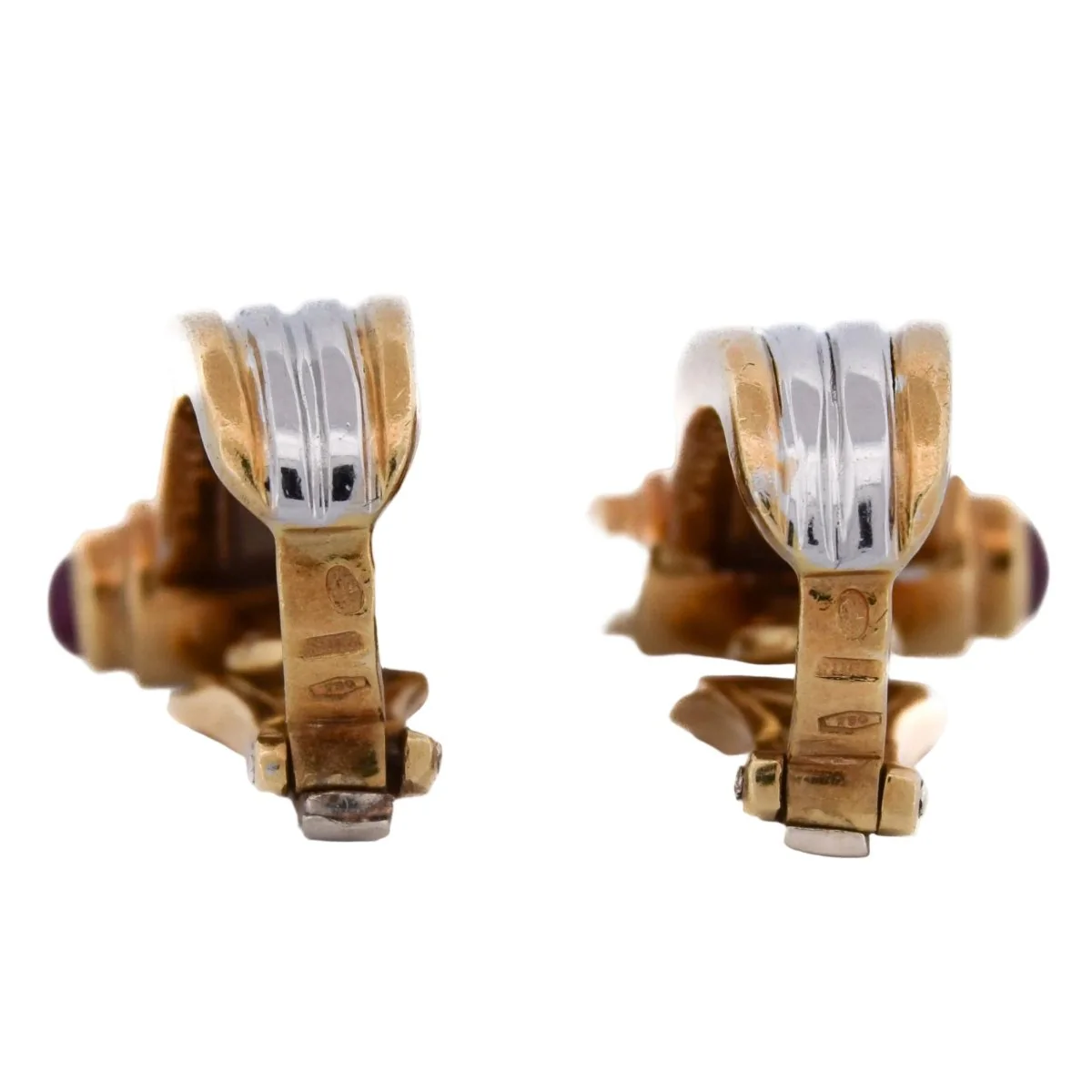 Boucles d'oreilles Clips PIAGET en or jaune - Image 2
