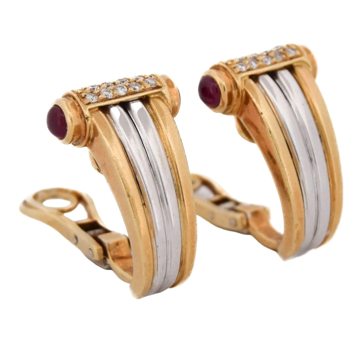 Boucles d'oreilles Clips PIAGET en or jaune - Image 3