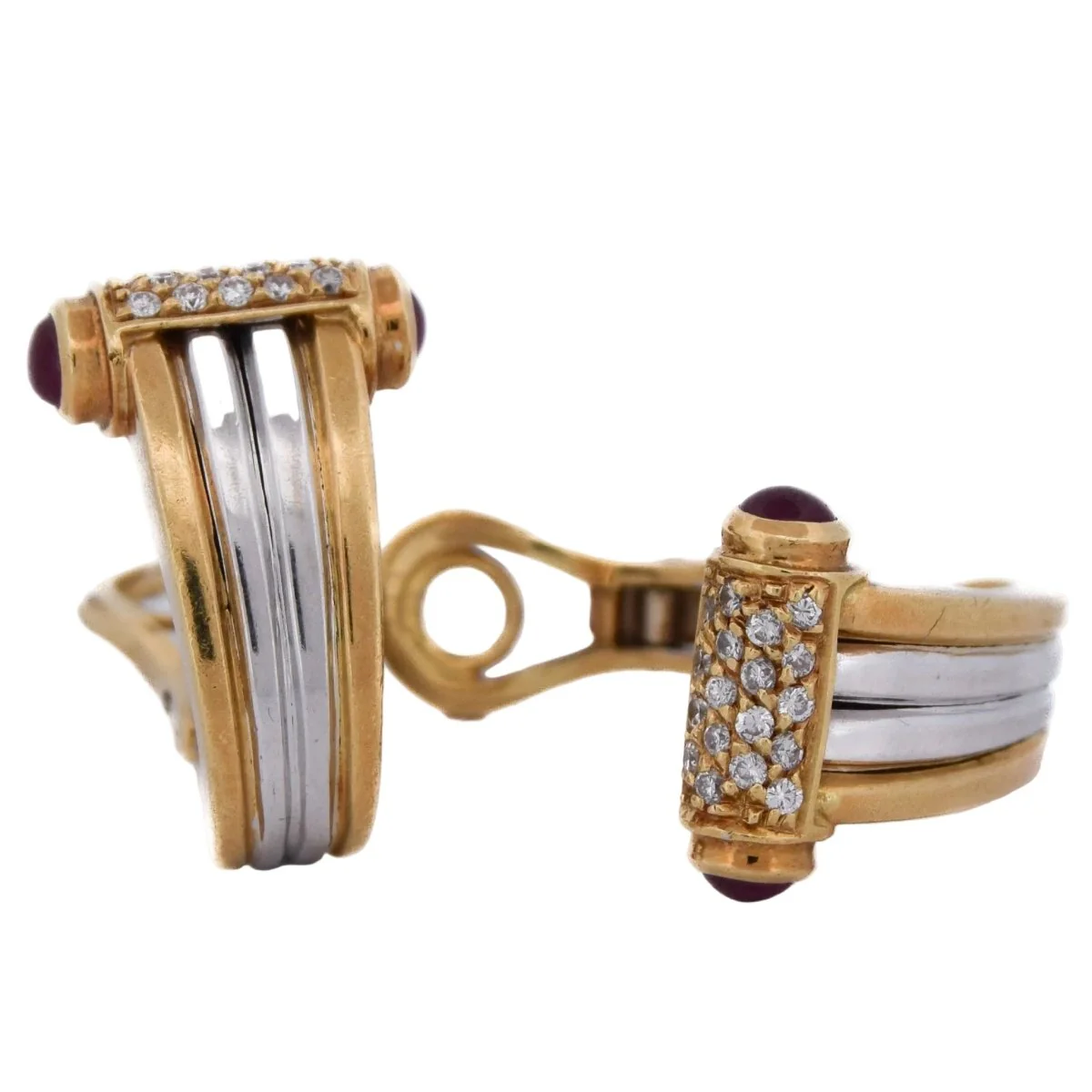 Boucles d'oreilles Clips PIAGET en or jaune - Image 4