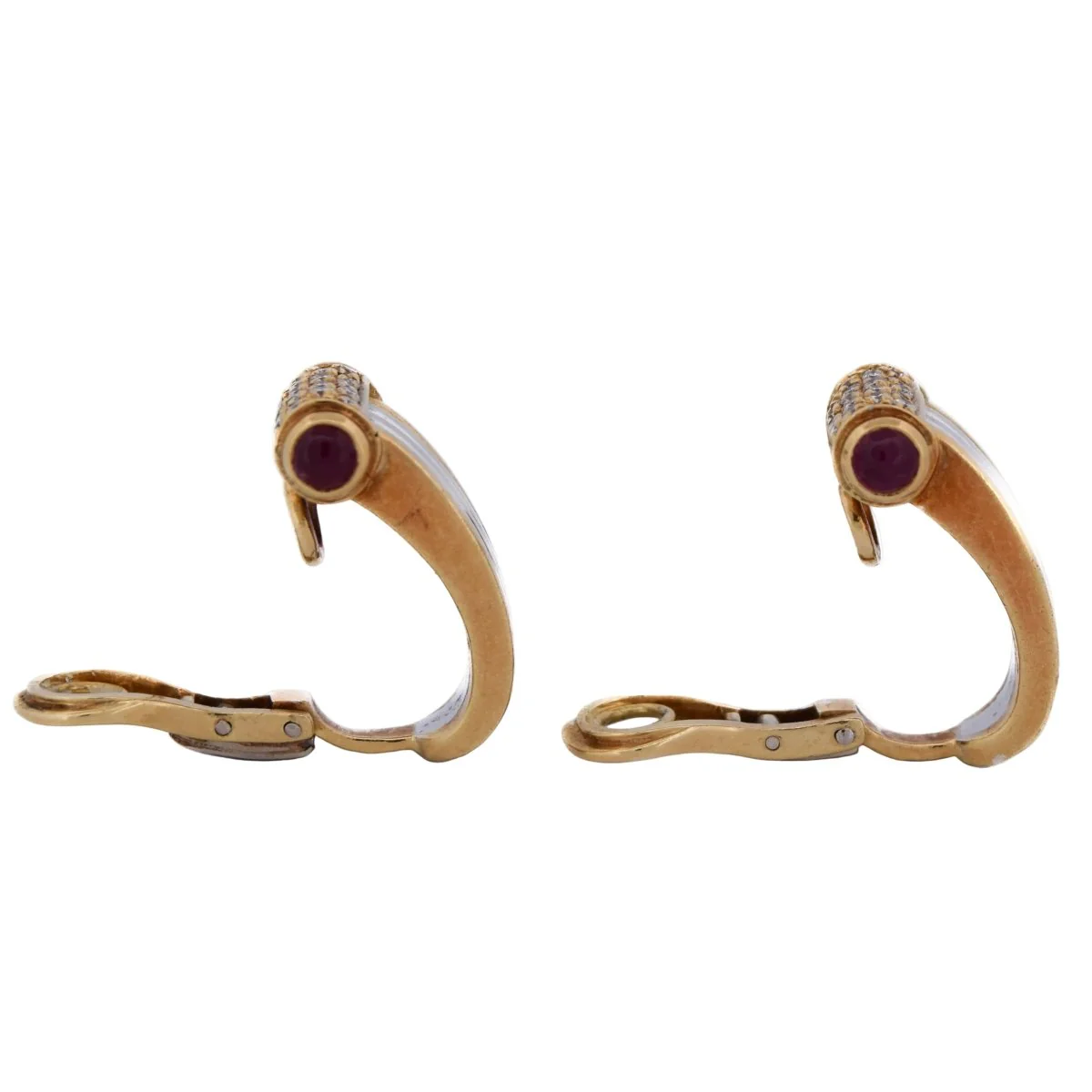 Boucles d'oreilles Clips PIAGET en or jaune - Image 5