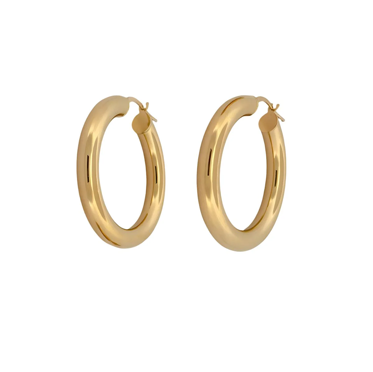 Boucles d'oreilles Créoles en or jaune
