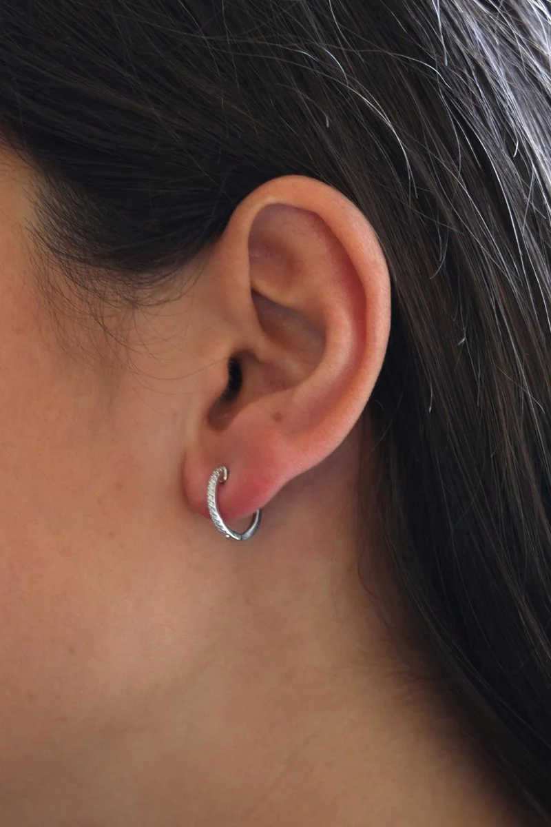 Boucles de boucles d'oreilles pendantes en or blanc, citrine et diamants - Image 8
