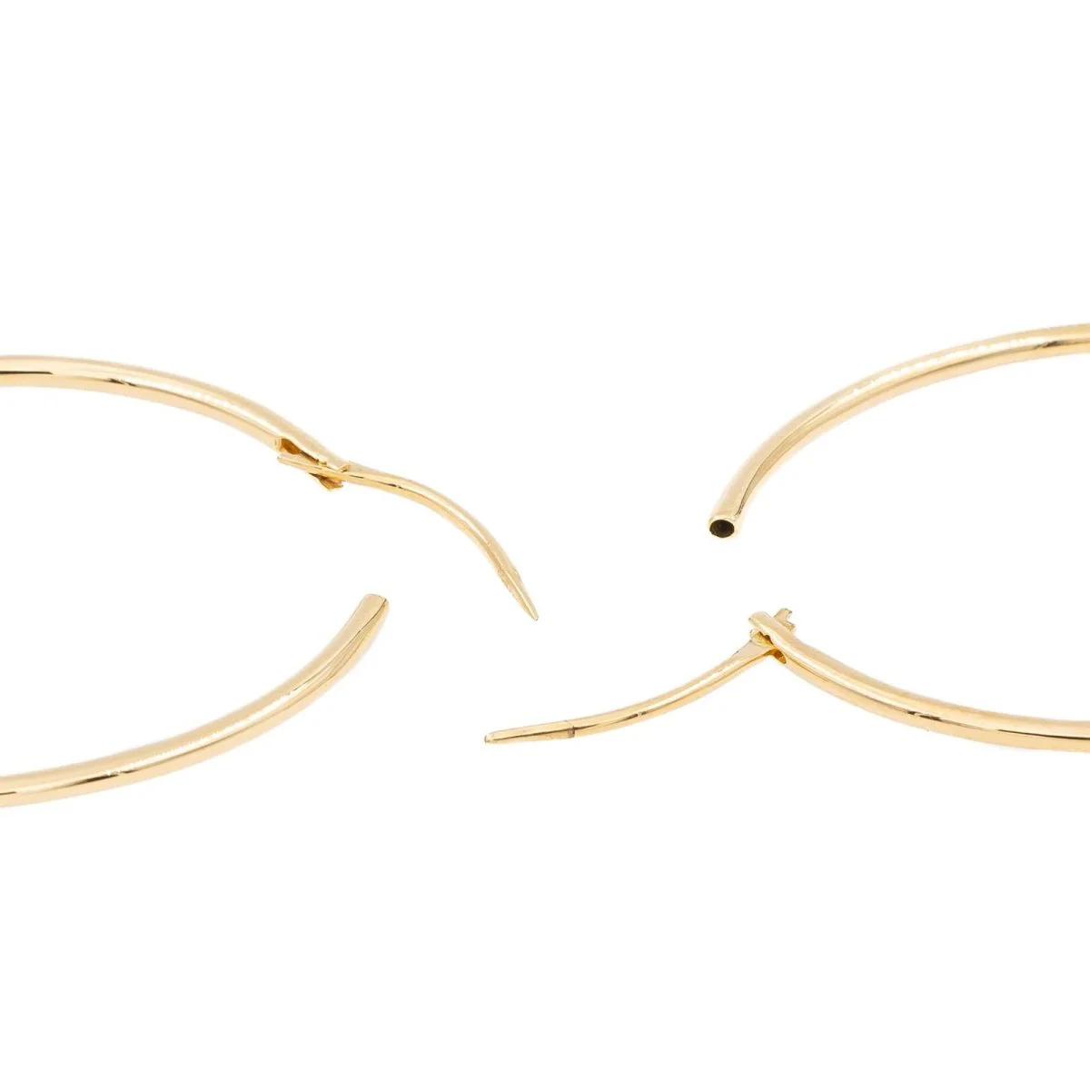 Boucles d'oreilles Créoles Or jaune - Image 6